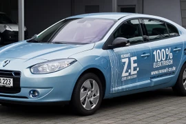 Mẫu xe điệ Renault Fluence ZE. (Nguồn: wikipedia)