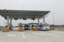 Một trạm thu phí của tuyến cao tốc Pháp Vân-Cầu Giẽ. (Ảnh: Việt Hùng/Vietnam+)