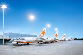Đội bay Airbus A320 của Jetstar Pacific. (Ảnh: Jetstar cung cấp)