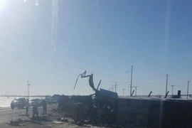 Hiện trường vụ tai nạn. (Nguồn: boom997.com)