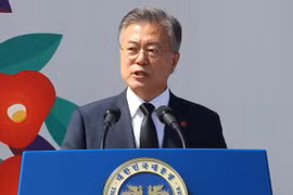 Tổng thống Hàn Quốc Moon Jae-in. (Nguồn: Yonhap/TTXVN)