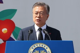 Tổng thống Hàn Quốc Moon Jae-in. (Nguồn: Yonhap/TTXVN)