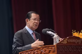 Thủ tướng Campuchia Hun Sen. (Nguồn: THX/TTXVN)