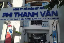 Đình chỉ lưu hành 2 lô mỹ phẩm của Công ty Phi Thanh Vân