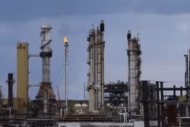 Mỏ dầu Syncrude ở phía bắc Fort McMurray, tỉnh Alberta, miền Tây Canada. (Nguồn: AFP/TTXVN)
