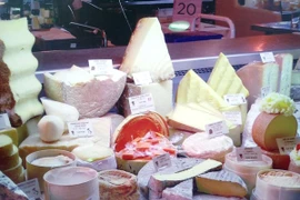 Các loại thực phẩm của Pháp sẽ giới thiệu tại triển lãm. (Nguồn: Đại sứ quán Pháp tại Việt Nam 