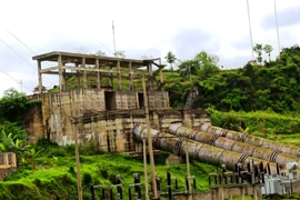 Nhà máy thủy điện Bản Rạ, tại huyện Trùng Khánh, tỉnh Cao Bằng. (Ảnh: Hùng Võ/Vietnam+) 