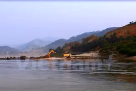 Hiện trên dòng chính sông Mekong đã có 19 đập thủy điện nằm trong kế hoạch xây dựng. (Ảnh: Hùng Võ/Vietnam+)