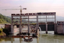 Dự án Thủy điện Sông Lô 2 tại tỉnh Hà Giang vừa thi công vừa lo ĐTM. (Ảnh: H.C/Vietnam+)