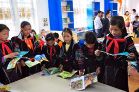 Xây dựng thư viện The Morning cho học sinh vùng cao 