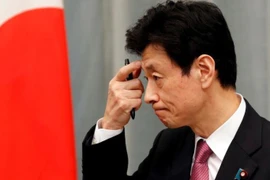 Bộ trưởng Tái thiết Kinh tế Yasutoshi Nishimura. (Nguồn: Reuters) 