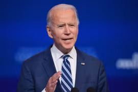 Ông Joe Biden phát biểu tại Wilmington, Delaware, Mỹ, ngày 10/11/2020. (Nguồn: AFP/TTXVN) 