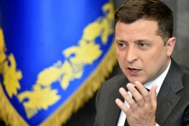 Tổng thống Ukraine Volodymyr Zelensky. (Ảnh: AFP/TTXVN) 