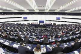 Toàn cảnh một phiên họp của Nghị viện châu Âu tại Strasbourg, Pháp. (Nguồn: EPA/TTXVN) 