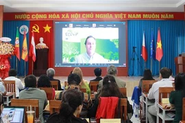 Quang cảnh lễ công bố. (Ảnh: Phan Sáu/TTXVN)