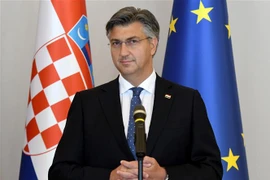Thủ tướng Croatia Andrej Plenkovic. (Nguồn: AFP/TTXVN) 