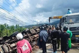 Hiện trường vụ tai nạn. (Nguồn: plo.vn) 