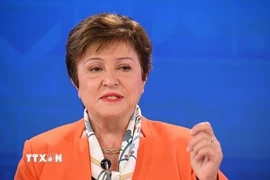 Tổng Giám đốc Quỹ Tiền tệ Quốc tế (IMF) Kristalina Georgieva. (Ảnh: AFP/TTXVN)