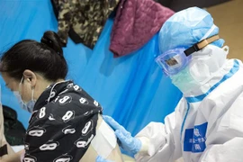 Bệnh nhân nhiễm COVID-19 được điều trị tại bệnh viện ở Vũ Hán, tỉnh Hồ Bắc, Trung Quốc, ngày 25/2/2020. (Nguồn: THX/TTXVN) 