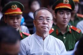 Nguyên phó Chủ tịch Ủy ban Nhân dân Thành phố Hồ Chí Minh, bị cáo Nguyễn Thành Tài tại phiên tòa. (Ảnh: Thành Chung/TTXVN)