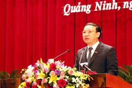 Bí thư Tỉnh ủy, Chủ tịch Hội đồng Nhân dân tỉnh Quảng Ninh Nguyễn Xuân Ký. (Ảnh: Văn Đức/TTXVN) 