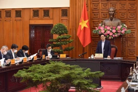 [Photo] Thủ tướng chủ trì họp về việc nhập khẩu, sản xuất vaccine