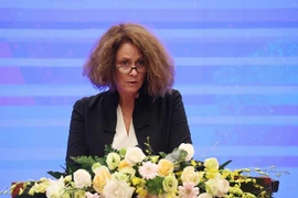 Bà Carolyn Turk, Giám đốc Quốc gia Ngân hàng Thế giới (World Bank) tại Việt Nam. (Ảnh: Dương Giang/TTXVN) 