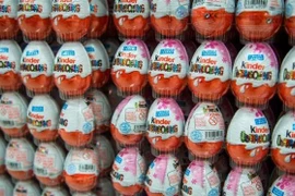 Kẹo chocolate Kinder của hãng Ferrero (Italy). (Ảnh: AFP/TTXVN) 