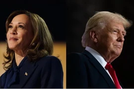 Phó Tổng thống Mỹ Kamala Harris và ứng cử viên đảng Cộng hòa Donald Trump. (Nguồn: Getty Images)