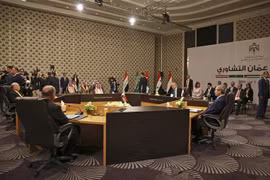 Ngày 1/5, Ngoại trưởng các nước Arab đã gặp nhau để thảo luận về giải pháp chính trị cho các cuộc khủng hoảng nhân đạo, an ninh và chính trị ở Syria. (Ảnh: AFP/TTXVN)