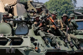 Binh sỹ Venezuela. (Nguồn: AFP/TTXVN) 