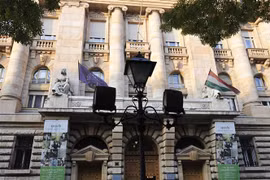 Trụ sở Ngân hàng quốc gia Hungary (MNB) ở Budapest. (Ảnh: AFP/TTXVN)