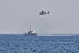 Binh sỹ Thổ Nhĩ Kỳ tham gia cuộc tập trận trên Địa Trung Hải ngày 6/9/2020. (Nguồn: AFP/TTXVN) 