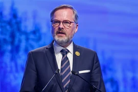 Thủ tướng Séc Petr Fiala. (Ảnh: AFP/TTXVN)