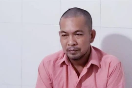 Đối tượng Trần Văn Đăng tại Cơ quan Công an. (Nguồn: TTXVN) 
