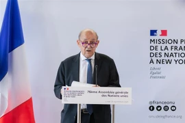 Ngoại trưởng Pháp Jean-Yves Le Drian. (Ảnh: AFP/TTXVN) 