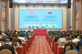 Quang cảnh buổi tọa đàm. (Ảnh: Đỗ Bá Thành/TTXVN) 