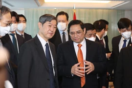 [Photo] Thủ tướng tiếp Chủ tịch Cơ quan hợp tác quốc tế Nhật Bản JICA