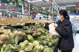 Kênh phân phối hiện đại Thành phố Hồ Chí Minh hỗ trợ tiêu thụ phong phú nông sản đặc sản cho nhiều địa phương. (Ảnh: Mỹ Phương/TTXVN) 