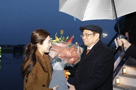 [Photo] Lễ đón Thủ tướng Phạm Minh Chính tại sân bay Prestwick