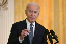 Tổng thống Mỹ Joe Biden chủ trì Hội nghị thượng đỉnh Mỹ-châu Phi. (Ảnh: AFP/TTXVN) 