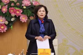 Thống đốc Ngân hàng Nhà nước Việt Nam Nguyễn Thị Hồng. (Ảnh: Thống Nhất/TTXVN) 