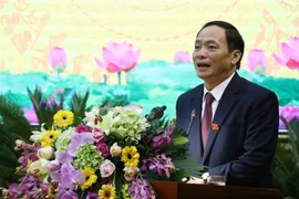 Ông Trần Quốc Văn, Chủ tịch Ủy ban Nhân dân tỉnh Hưng Yên nhiệm kỳ 2016-2021. (Ảnh: Đinh Tuấn/TTXVN) 