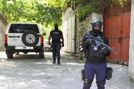 Cảnh sát Haiti. (Ảnh: AFP/TTXVN) 
