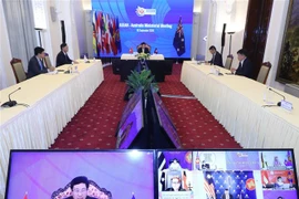 Phó Thủ tướng, Bộ trưởng Ngoại giao Phạm Bình Minh dự Hội nghị Bộ trưởng Ngoại giao ASEAN-Australia. (Ảnh: Lâm Khánh/TTXVN) 