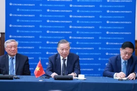 Tổng Bí thư, Chủ tịch nước Tô Lâm phát biểu tại buổi tiếp một số chuyên gia, học giả về Việt Nam do Viện Đông Á Weatherhead (Đại học Columbia) tổ chức. (Ảnh: Lâm Khánh/TTXVN)