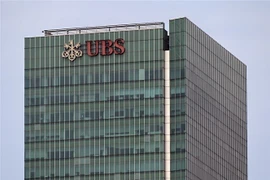 Biểu tượng ngân hàng UBS. (Nguồn: AFP/TTXVN) 