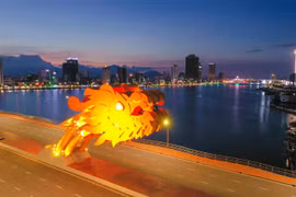 Thành phố Đà Nẵng trong những ngày thực hiện yêu cầu 'ai ở đâu ở yên đó.' (Ảnh: Trần Lê Lâm/TTXVN) 