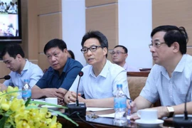 Phó Thủ tướng Vũ Đức Đam, Trưởng Ban Chỉ đạo Quốc gia phòng, chống dịch bệnh COVID-19.. (Ảnh: Danh Lam/TTXVN) 