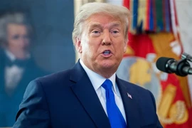 Tổng thống Mỹ Donald Trump phát biểu tại Washington, DC ngày 7/12/2020. (Nguồn: AFP/TTXVN) 